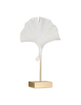 Figura Decorativa Flor Blanco Poliresina (8 x 37 x 24,5 cm)