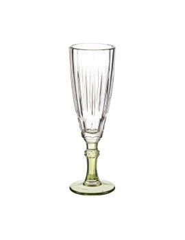 Copa de champán Exotic Cristal Verde 170 ml