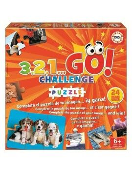 Jogo de Mesa Educa 3,2,1..Challenge Puzzle