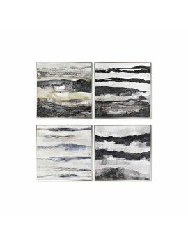 Cuadro DKD Home Decor 79 x 2,5 x 79 cm Abstracto Moderno (4 Piezas)