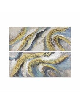 Cuadro DKD Home Decor 150 x 3 x 60 cm Abstracto Moderno (2 Unidades)