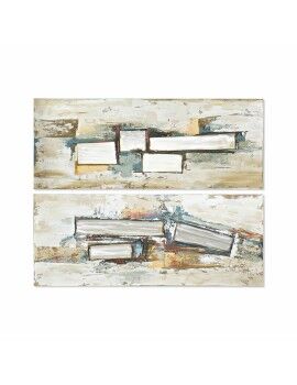 Cuadro DKD Home Decor 150 x 3 x 60 cm Abstracto Loft (2 Unidades)