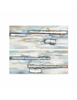 Cuadro DKD Home Decor 150 x 3 x 60 cm Abstracto Moderno (2 Unidades)