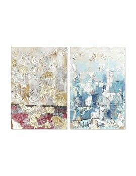 Cuadro DKD Home Decor 80 x 3,5 x 120 cm Abstracto Loft (2 Unidades)