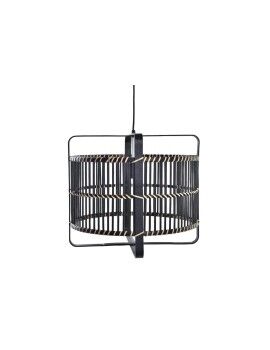 Lámpara de Techo DKD Home Decor Negro Bambú 50 W 40 x 40 x 35 cm