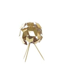 Lâmpada de mesa DKD Home Decor Dourado 220 V 50 W Moderno Geométrico (29 x 29 x 45 cm)