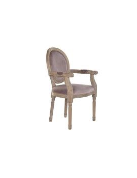 Cadeira de Sala de Jantar DKD Home Decor 55 x 52 x 95 cm Cor de Rosa