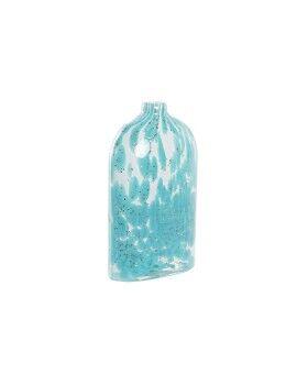 Vaso DKD Home Decor Azul Cristal Mediterrâneo 12 x 7,5 x 21,5 cm