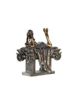 Figura Decorativa DKD Home Decor Mujer Cobre Resina (30,5 x 15,5 x 28,5 cm)