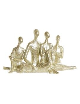 Figura Decorativa DKD Home Decor Dorado Familia 21 x 8 x 12 cm