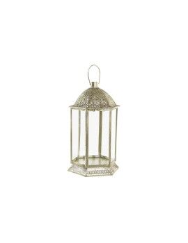 Farol DKD Home Decor Cristal Dorado Metal (21 x 19 x 37 cm)