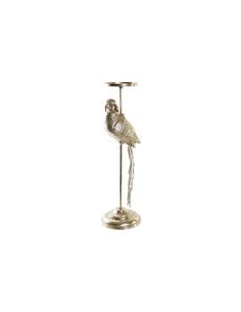 Candelabro DKD Home Decor Champán Aluminio Loro (21 x 21 x 72 cm)