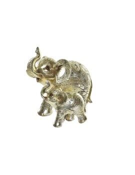 Figura Decorativa DKD Home Decor Dourado Elefante Colonial 17 x 11 x 15 cm (12 Unidades)