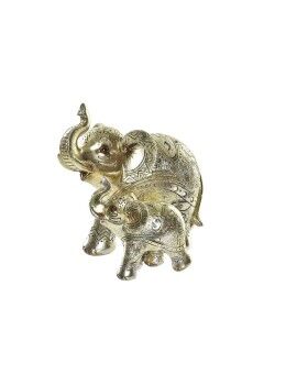 Figura Decorativa DKD Home Decor Dourado Elefante Colonial 17 x 11 x 15 cm