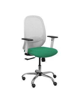 Cadeira de Escritório P&C 354CRRP Branco Verde Verde Esmeralda