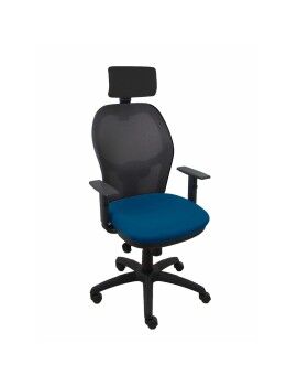 Cadeira de escritório com apoio para a cabeça P&C 10CRNCR Azul Marinho
