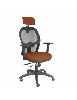 Cadeira de escritório com apoio para a cabeça P&C B3DRPCR Castanho