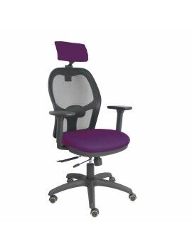 Cadeira de escritório com apoio para a cabeça P&C B3DRPCR Roxo