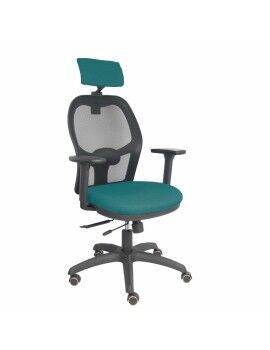 Cadeira de escritório com apoio para a cabeça P&C B3DRPCR Verde/Azul