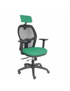 Cadeira de escritório com apoio para a cabeça P&C B3DRPCR Verde Esmeralda