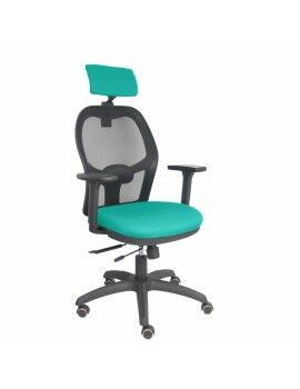 Cadeira de escritório com apoio para a cabeça P&C B3DRPCR Turquesa