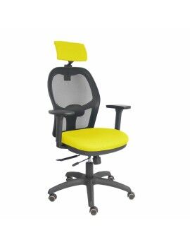 Cadeira de escritório com apoio para a cabeça P&C B3DRPCR Amarelo