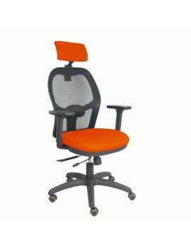 Cadeira de escritório com apoio para a cabeça P&C B3DRPCR Laranja escuro