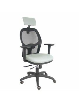 Cadeira de escritório com apoio para a cabeça P&C B3DRPCR Cinzento claro