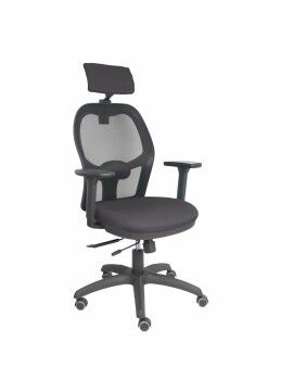 Cadeira de escritório com apoio para a cabeça P&C B3DRPCR Cinzento escuro