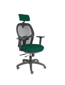 Cadeira de escritório com apoio para a cabeça P&C B3DRPCR Verde-escuro