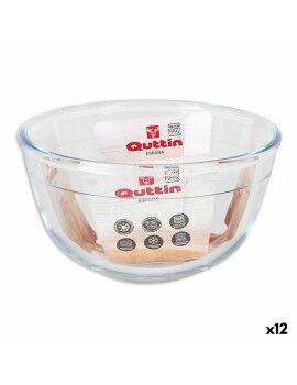 Bol para Mezclar Quttin   Vidrio 820 ml ø 14,6 x 8,1 cm (12 Unidades)