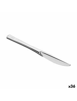 Conjunto de facas reutilizáveis Algon Prateado 10 Peças 20 cm (36 Unidades)