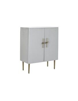 Mueble Auxiliar DKD Home Decor BAR Dorado Blanco Hierro Madera de mango (85 x 45 x 110 cm)