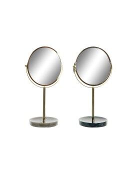 Espelho de Aumento DKD Home Decor 18 x 13 x 32 cm Metal Resina (2 Unidades)
