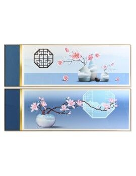 Cuadro DKD Home Decor 180 x 3 x 60 cm Oriental (2 Unidades)