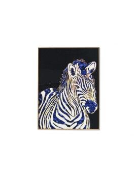 Pintura DKD Home Decor Zebra Moderno (60 x 3 x 80 cm)