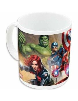 Taza Mug The Avengers Infinity Blanco Cerámica Rojo (350 ml)