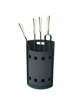 Utensilios para Chimenea DKD Home Decor Acero Inoxidable Acero (4 Piezas)