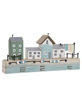 Figura Decorativa DKD Home Decor Azul 38,5 x 5,8 x 17,2 cm Natural Puerto