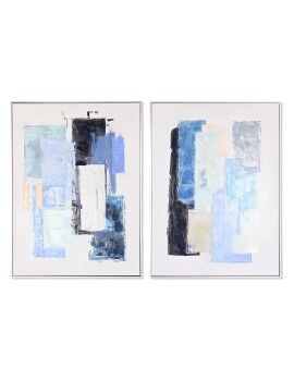 Cuadro DKD Home Decor Abstracto Urbano 60 x 3 x 80 cm 60 x 3,5 x 80 cm (2 Unidades)