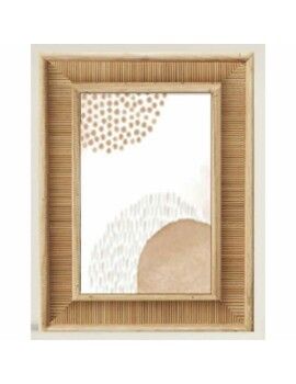 Marco de Fotos DKD Home Decor Natural Madera Madera MDF 19 x 1,5 x 24 cm