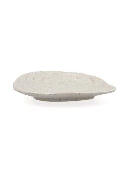 Plato Llano Bidasoa Ikonic Gris Plástico Melamina 16 x 12,7 x 2,3 cm (12 Unidades) (Pack 12x)