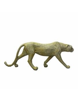 Figura Decorativa DKD Home Decor Dorado Leopardo 120 x 23 x 44 cm