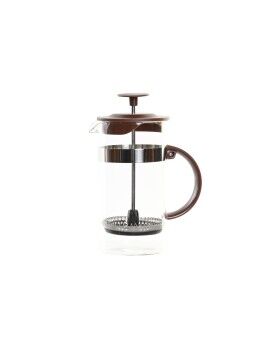 Cafetera de Émbolo DKD Home Decor Marrón Transparente Acero Inoxidable Vidrio de Borosilicato 350...