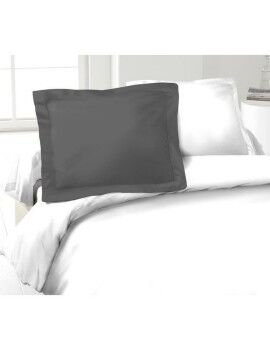 Capa de almofada Lovely Home Cinzento escuro 100 % algodão 2 Peças (50 x 70 cm)