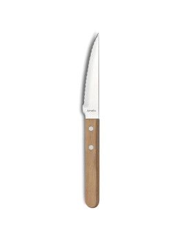 Cuchillo para Carne Amefa Pizza Bois Metal Madera (21 cm) (Pack 12x)