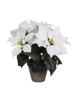 Planta Decorativa Branco PVC (27 X 35 CM)