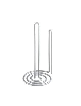 Suporte para Rolos de Papel de Cozinha Metaltex My-Roll Metal ø15 x 32 cm Espiral