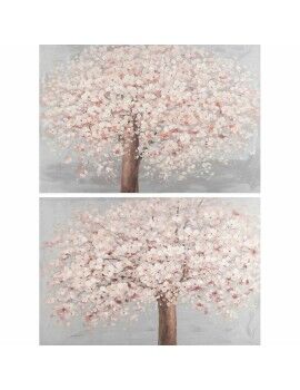 Pintura DKD Home Decor 120 x 3,5 x 80 cm Árvore Tradicional (2 Unidades)