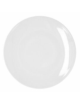 Plato Llano Bidasoa Glacial Coupe Cerámica Blanco (30 cm) (Pack 4x)